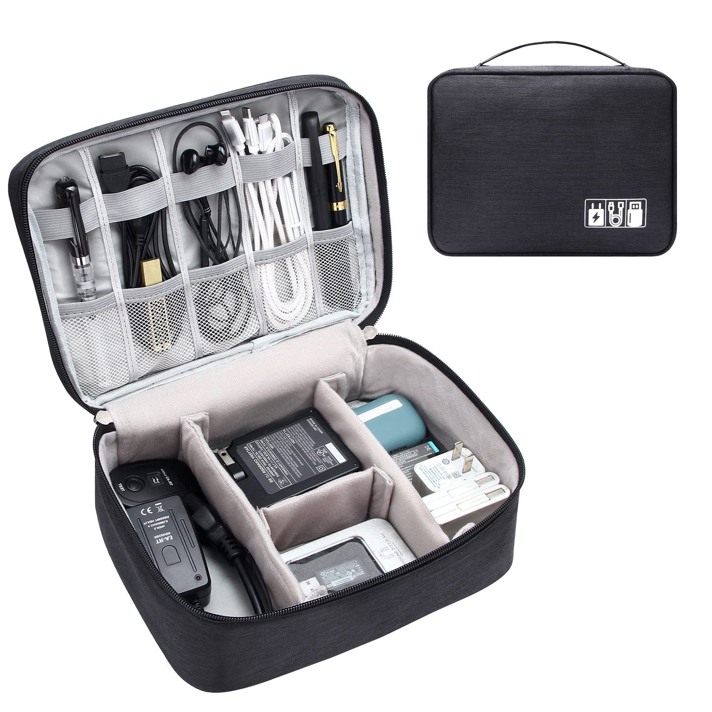 Travel Electronics Organiser — Cables & Chargers