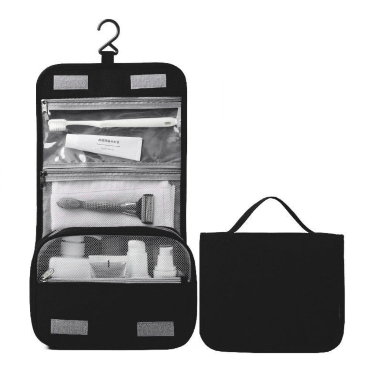 Hanging Toiletry Bag — Waterproof, Large